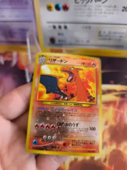 Pokemon Card Card Charizard Glurak Neo File Bind Promo Holo Japanese Exc-NM - Image 24