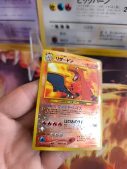 Pokemon Card Card Charizard Glurak Neo File Bind Promo Holo Japanese Exc-NM - Image 7