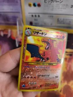 Pokemon Card Card Charizard Glurak Neo File Bind Promo Holo Japanese Exc-NM - Image 8