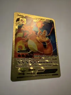 Pokémon Charizard V 522HP Gold Foil Fan Art Card SRL 07-03 - Image 2