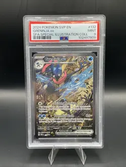 PSA 9 Greninja ex 132 Sv: Scarlet & Violet Promo Cards Holo Pokemon - Image 1