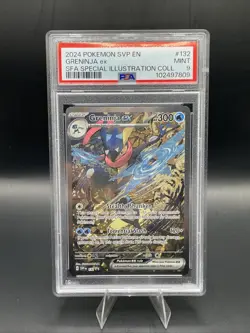 PSA 9 Greninja ex 132 Sv: Scarlet & Violet Promo Cards Holo Pokemon - Image 3