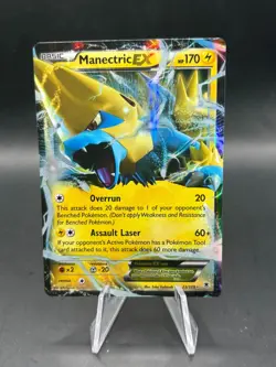 Manectric EX LP 23/119 - Phantom Forces - Ultra Rare Holo Pokemon Card - Image 3