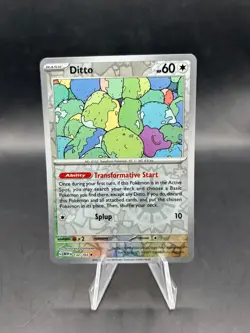 Ditto Reverse Holo NM 132/165 Scarlet & Violet 151 Pokemon Card - Image 1