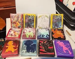 Lot of 12 SEALED Pokemon TCG Card Sleeve Packs - Image 2