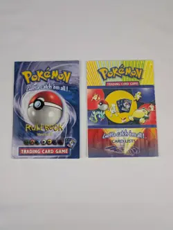 Pokemon Card Game Rulebook Version 3 And Card List 1999 - Image 1