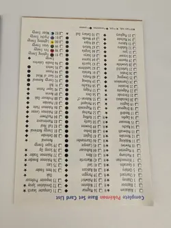 Pokemon Card Game Advanced Rulebook Version 3 And Card List 1999 - Image 5