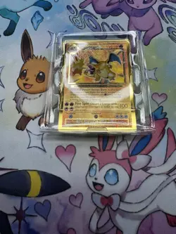 Pokemon CHARIZARD 4/102 - Celebrations UPC 25th AnniversaryGOLD Metal Card - Image 5