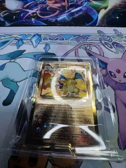 Pokemon CHARIZARD 4/102 - Celebrations UPC 25th AnniversaryGOLD Metal Card - Image 6