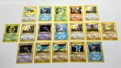 Lot of Vintage Shadowless Pokemon Trading Cards - Image 1