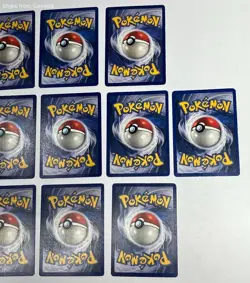 Lot of Vintage Shadowless Pokemon Trading Cards - Image 11