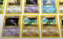 Lot of Vintage Shadowless Pokemon Trading Cards - Image 2