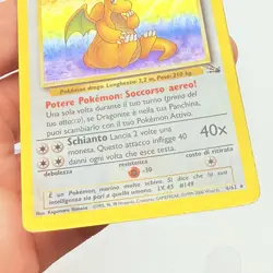 POKEMON CARD - DRAGONITE HOLO 4/62 - ITA - FOSSIL UNLIMITED -PLAYED POOR - Image 4