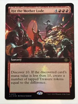 MTG Lost Caverns of Ixalan Hit the Mother Lode Extended Art Foil 0375 NM Rare - Image 3