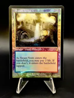 Ravnica Remastered #412 Steam Vents (Retro Frame) FOIL - Image 1