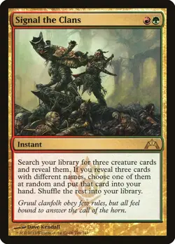 MTG Signal the Clans ** Gatecrash ** English (NM) - Image 1