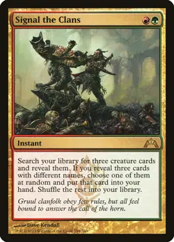 MTG Signal the Clans ** Gatecrash ** English (NM) - Image 3