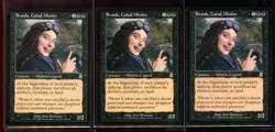 3x Braids Cabal Minion Odyssey LP/Pl Rare MTG Magic the Gathering - Image 1