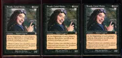 3x Braids Cabal Minion Odyssey LP/Pl Rare MTG Magic the Gathering - Image 3