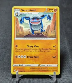 Seismitoad Regular Rare Fighting 2021 EVOLVING SKIES Pokemon TCG Card 090/203 - Image 1
