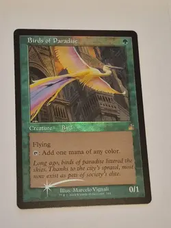 Birds of Paradise (Retro Frame) #344 (Foil) NM Ravnica Remastered RVR Magic MTG - Image 1