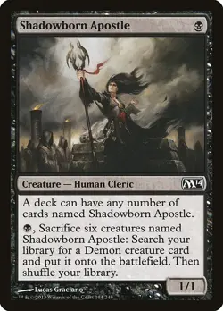1 x Shadowborn Apostle - M14 - LP - MTG - Image 1