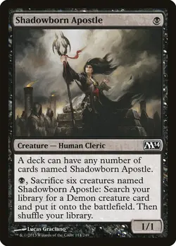1 x Shadowborn Apostle - M14 - LP - MTG - Image 2