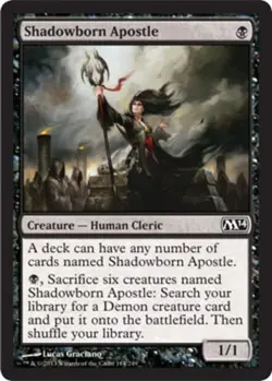 1x Shadowborn Apostle Heavy Play MTG Magic - Kid Icarus - - Image 2