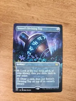 MTG Sensei's Divining Top Full Alt Art Double Masters 2022 2X2 #398 NM ENG - Image 1