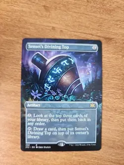 MTG Sensei's Divining Top Full Alt Art Double Masters 2022 2X2 #398 NM ENG - Image 2