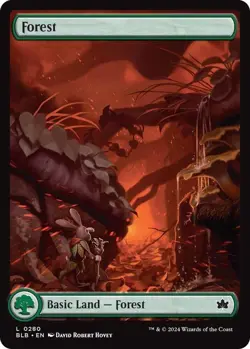 Forest (0280) - Bloomburrow - MTG - NM --- FOIL - Image 2