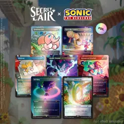 PRE-SALE - Chasing Adventure ✨ RAINBOW FOIL ✨  Secret Lair x Sonic - Sealed MTG - Image 9