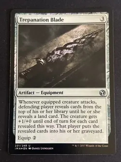 1x Foil Trepanation Blade (231) Iconic Masters LP MTG Magic the Gathering x1 MKE - Image 3