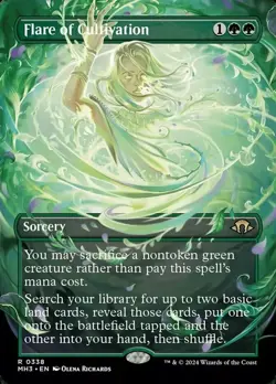 1 x Flare of Cultivation - Borderless - Modern Horizons 3 - NM-Mint - MTG - Image 2