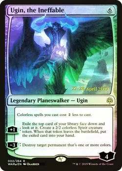 FOIL Ugin, the Ineffable ~ Prerelease War of the Spark [ NM ] [ Magic MTG ] - Image 1