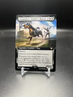 MtG FIC Interceptor, Shadow's Hound #147 Extended Art Non-Foil - Image 1