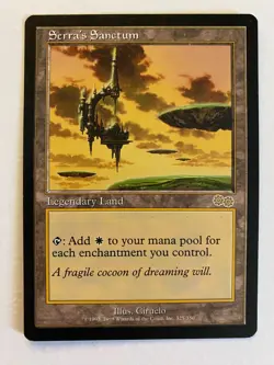 Serra's Sanctum Urza's Saga Regular Magic the Gathering MTG Card - Image 1