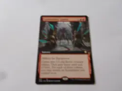 Goldwardens' Gambit x1 Borderless MTG All Will Be One Red Rare Sorcery - Image 1