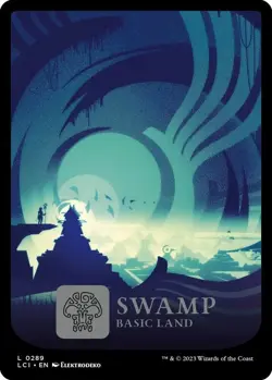 Swamp (0289) - MTG The Lost Caverns of Ixalan - NM - Regular Full Art Land - Image 1