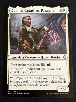 1x Danitha Capashen, Paragon (12) Dominaria LP MTG Magic the Gathering x1 MKE - Image 1