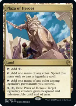 MTG Plaza of Heroes, NM-Mint, English Dominaria United - Image 1
