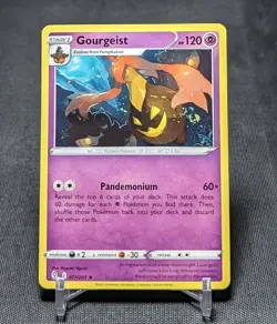 Gourgeist Regular Rare Psychic 2021 EVOLVING SKIES Pokemon TCG Card 077/203 - Image 1