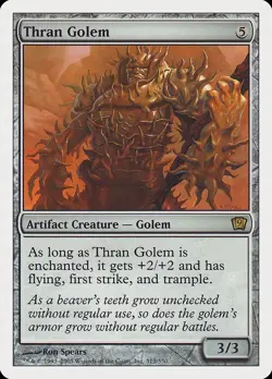 MTG Thran Golem ** Ninth Edition ** English (NM) - Image 1