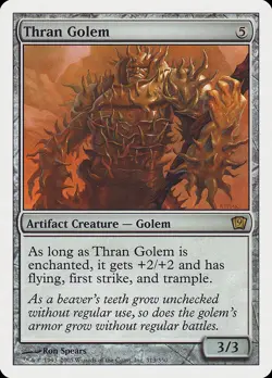 MTG Thran Golem ** Ninth Edition ** English (NM) - Image 3