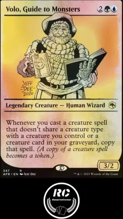 Volo, Guide To Monsters Showcase FOIL MTG NM TSR Rare Fast Tracked Shipping - Image 1