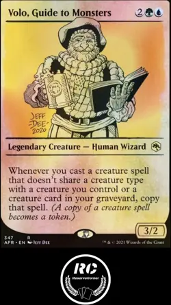 Volo, Guide To Monsters Showcase FOIL MTG NM TSR Rare Fast Tracked Shipping - Image 3