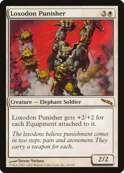 MTG Loxodon Punisher ** Mirrodin ** English (NM) - Image 3