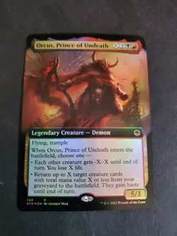 Orcus, Prince of Undeath - Foil Extended  Forgotten Realms AFR MTG NM - Image 3