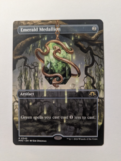 Emerald Medallion (Borderless) Modern Horizons 3 Regular MtG - Image 3
