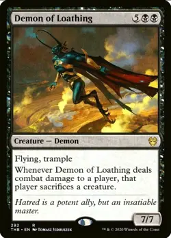 X 1 Demon of Loathing NM Theros Beyond Death 292 MTG Magic The Gathering - Image 1